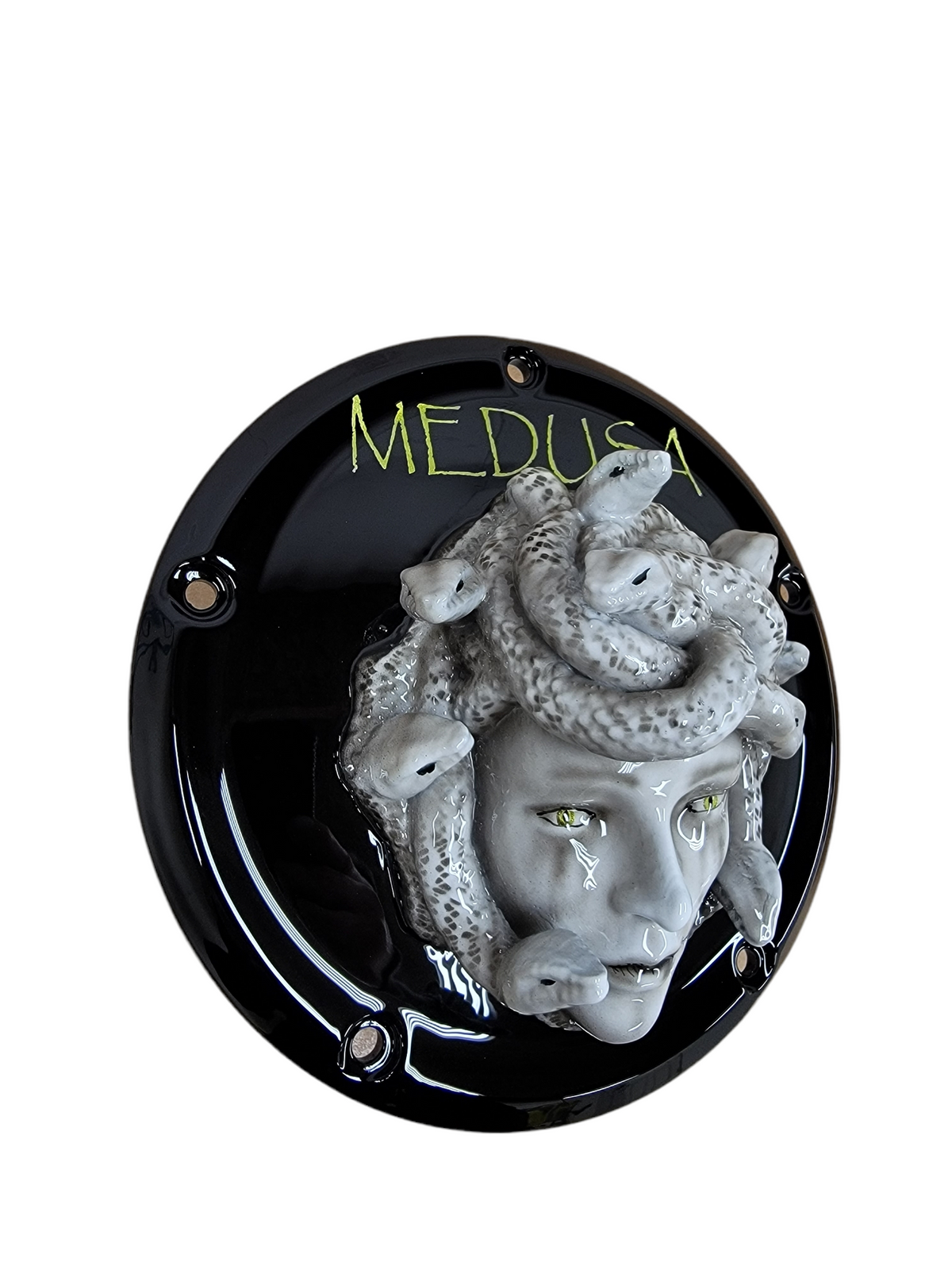 Harley Davidson Derby cover with Medusa