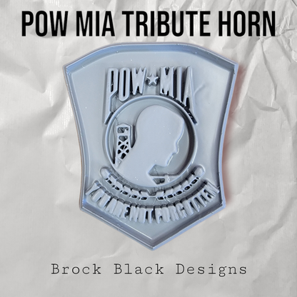 POW MIA tribute horn cover