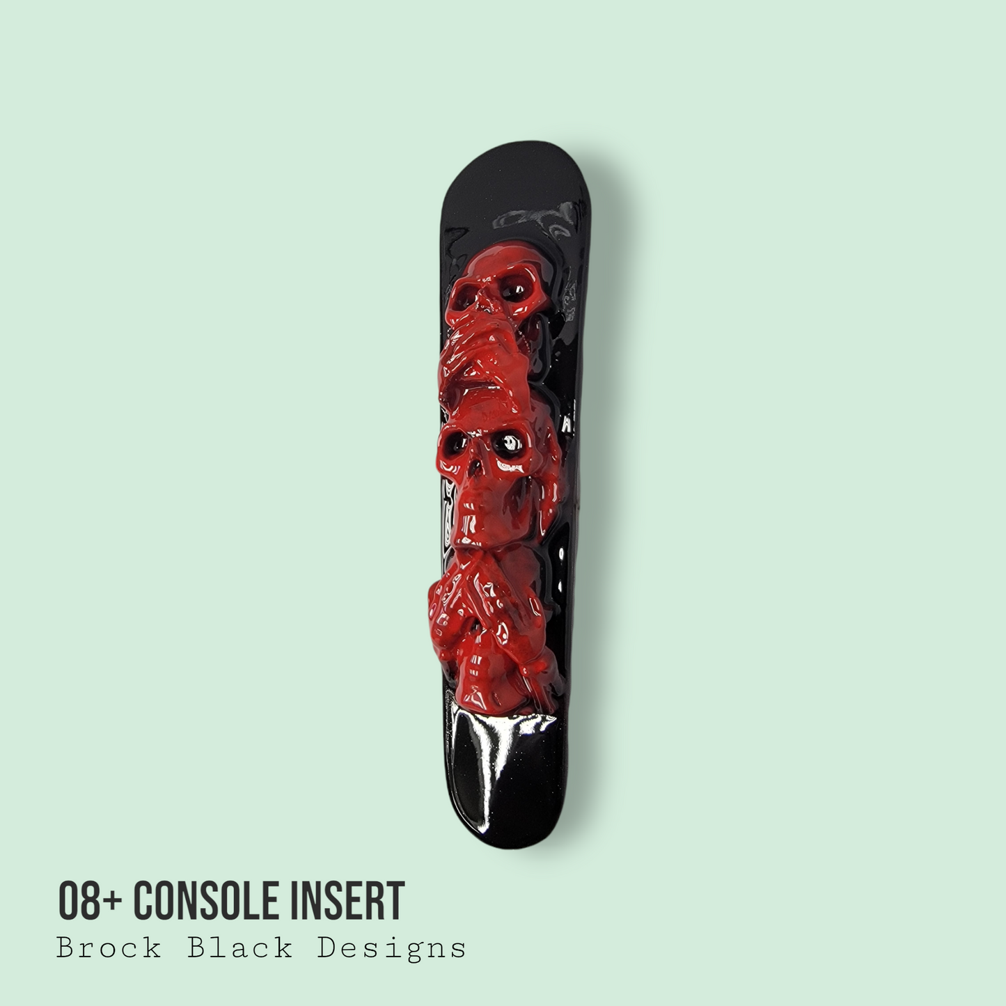 08+ touring console insert 3D see no evil