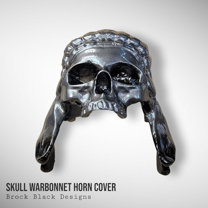 Color match Indian skull warbonnet Horn cover