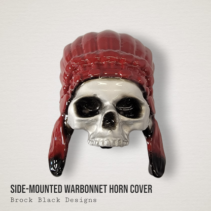 Color match Indian skull warbonnet Horn cover