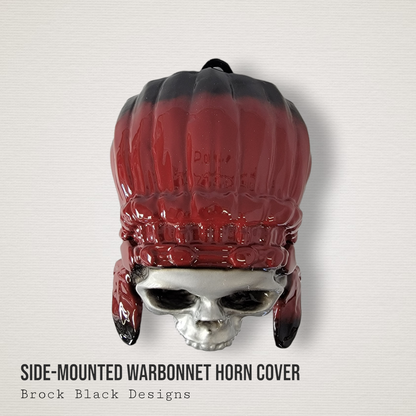 Color match Indian skull warbonnet Horn cover