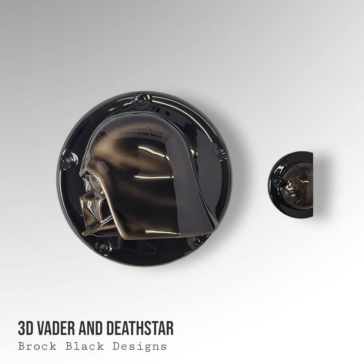 Darth Vader derby cover and deathstar points cover