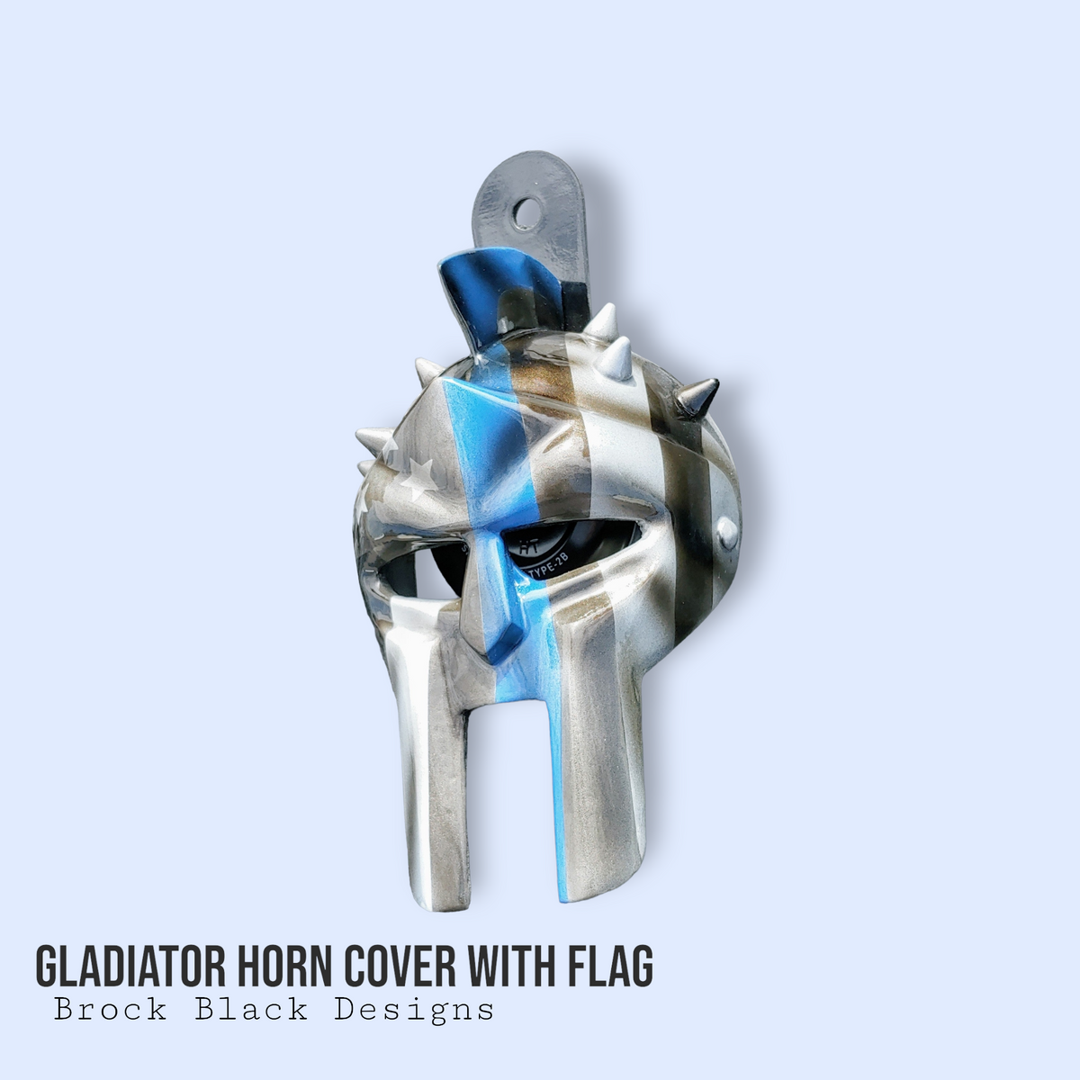 Gladiator with flag horn cover