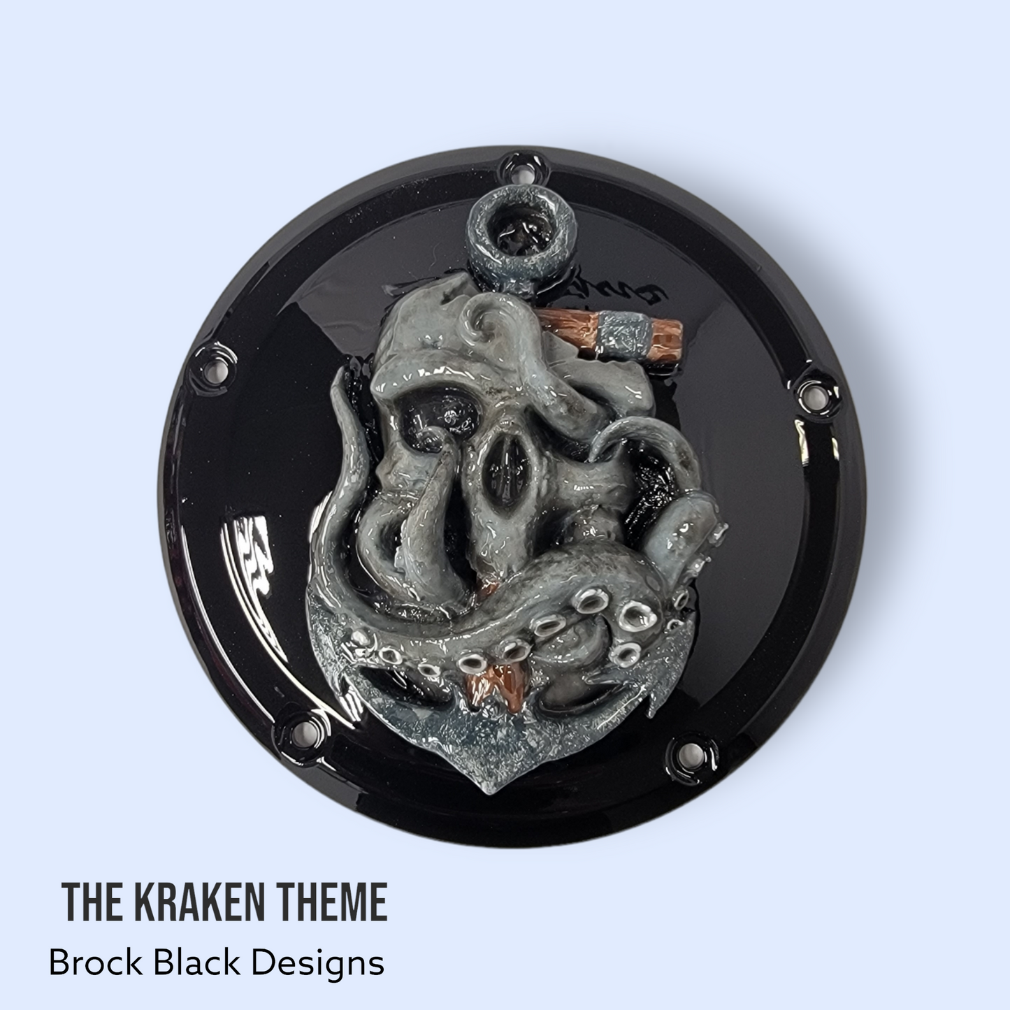 3D Kraken themed derby cover