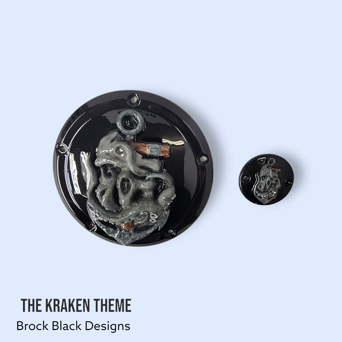 3D Kraken themed derby cover