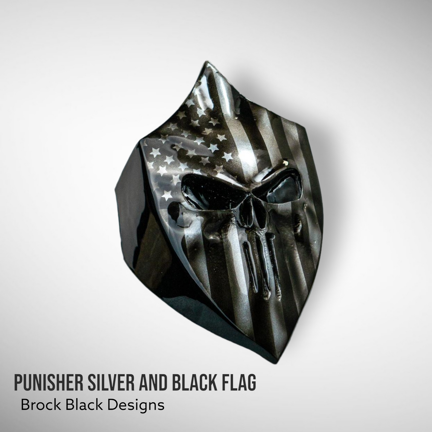 Custom horn cover punisher stretching through