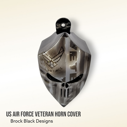 Punisher with US Air Force Veteran horn cover