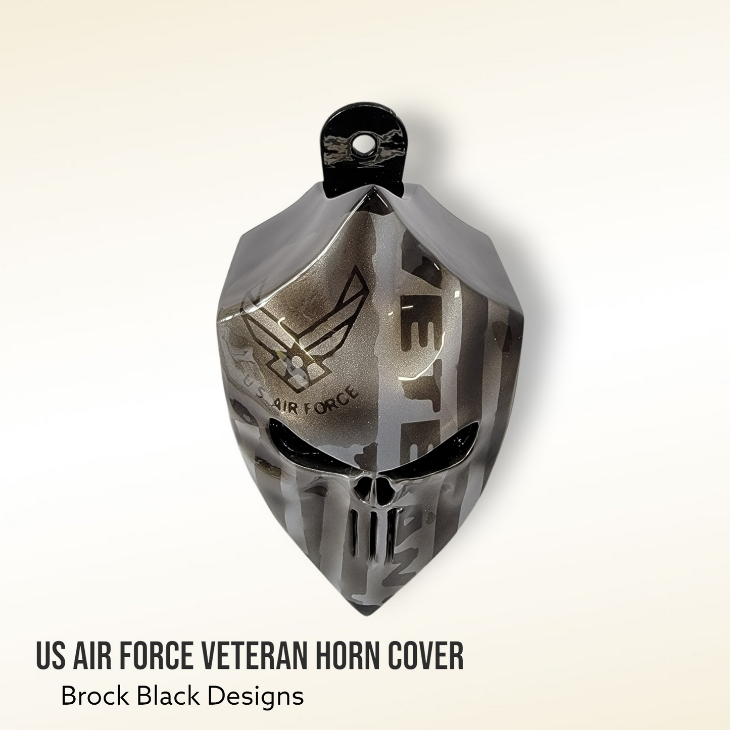 Punisher with US Air Force Veteran horn cover