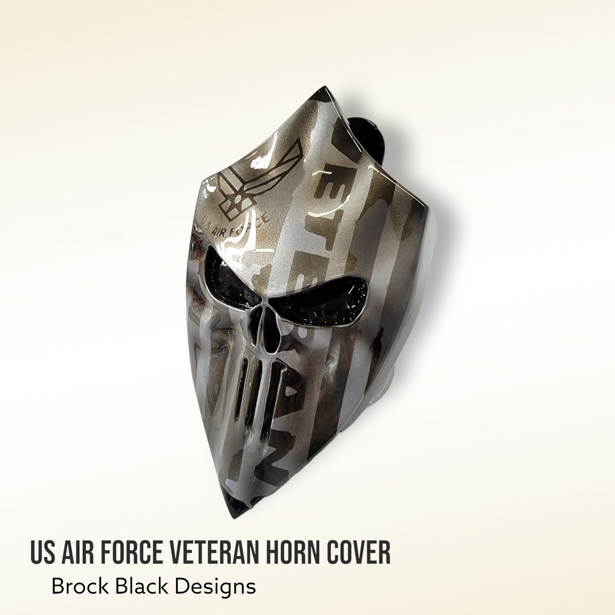 Punisher with US Air Force Veteran horn cover