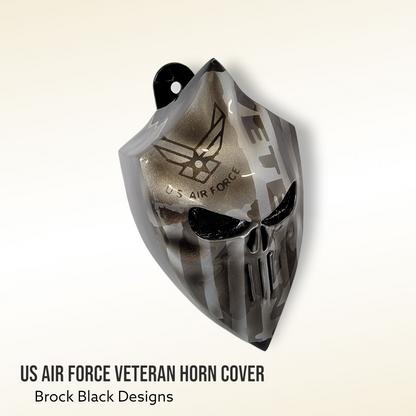 Punisher with US Air Force Veteran horn cover