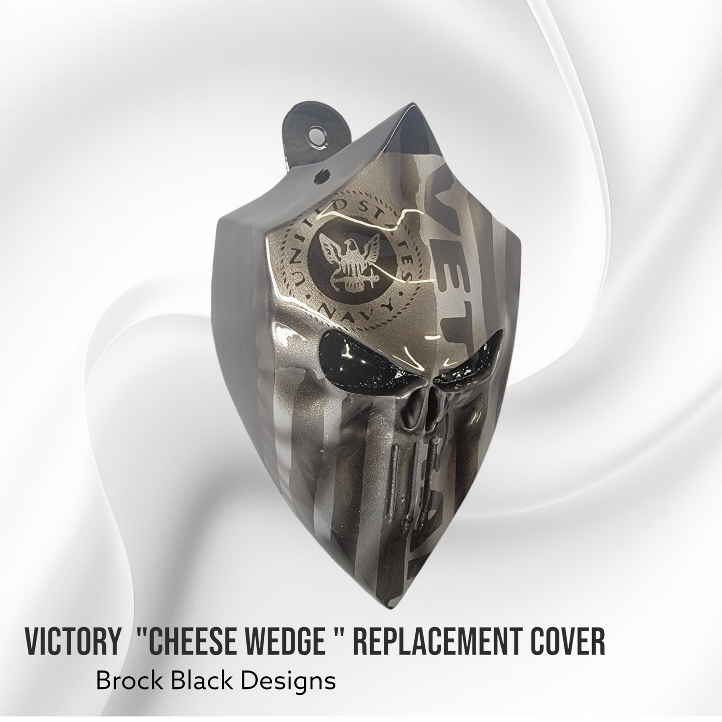 3D Punisher Veteran flag Victory "cheese wedge" replacement cover