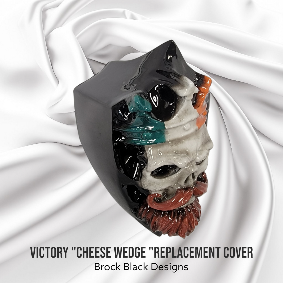 Skull king themed Victory "cheese wedge" replacement cover