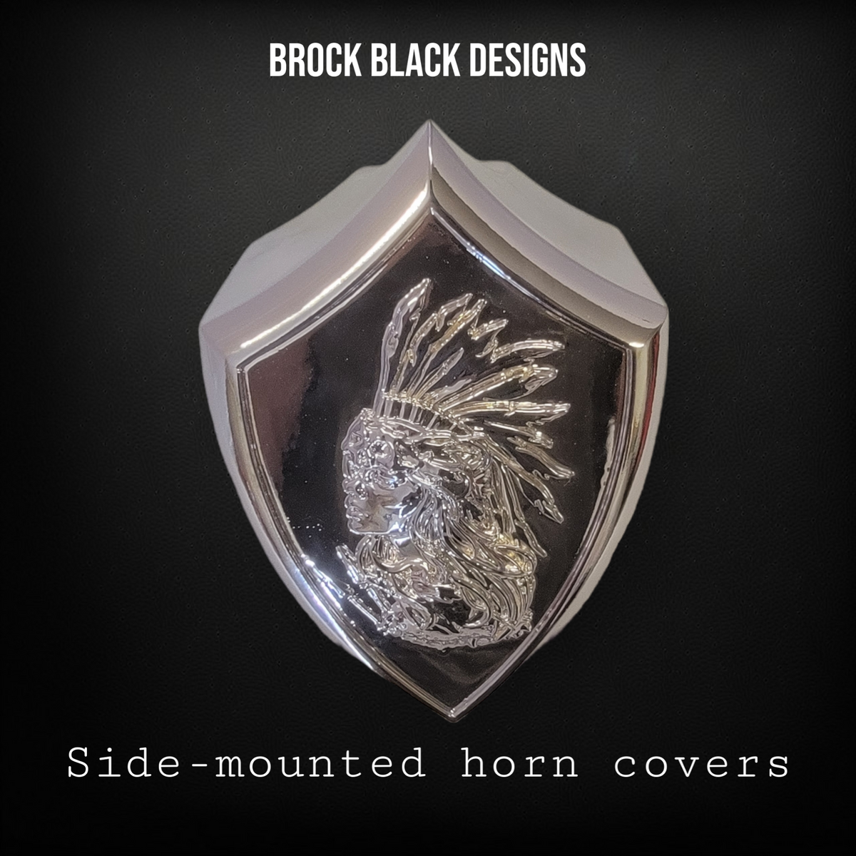 Side-mounted horn covers Native dream theme