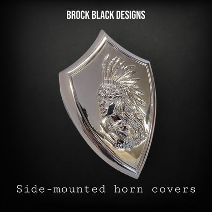 Side-mounted horn covers Native dream theme