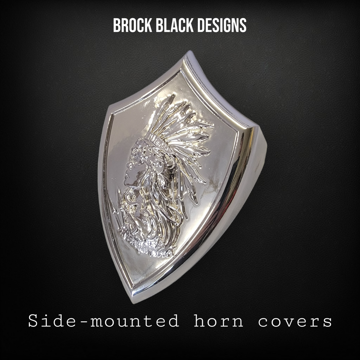Side-mounted horn covers Native dream theme