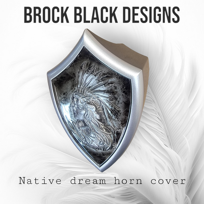 Side-mounted horn covers Native dream theme