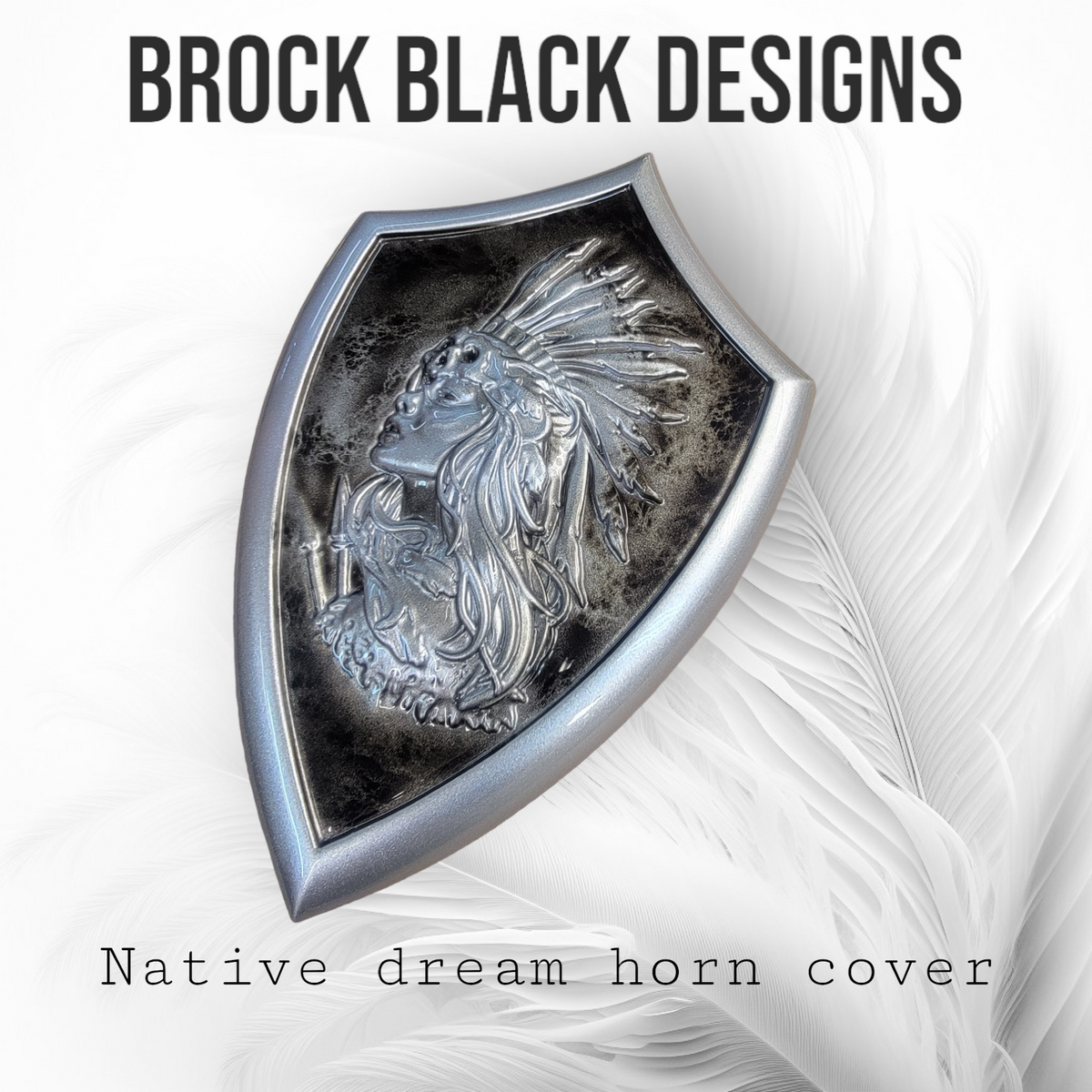 Side-mounted horn covers Native dream theme