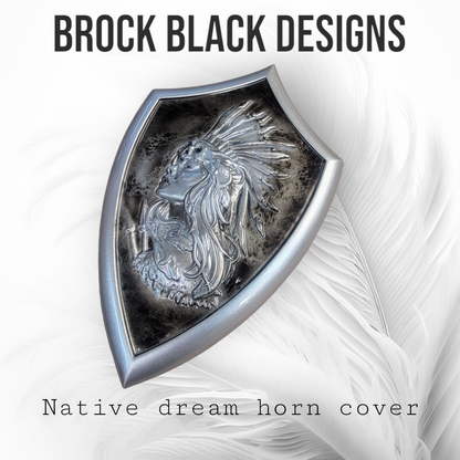 Side-mounted horn covers Native dream theme