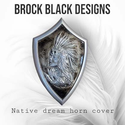 Side-mounted horn covers Native dream theme