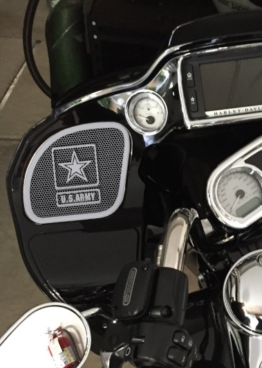 98-2024+ Road Glide 3D Army speakers grill covers set