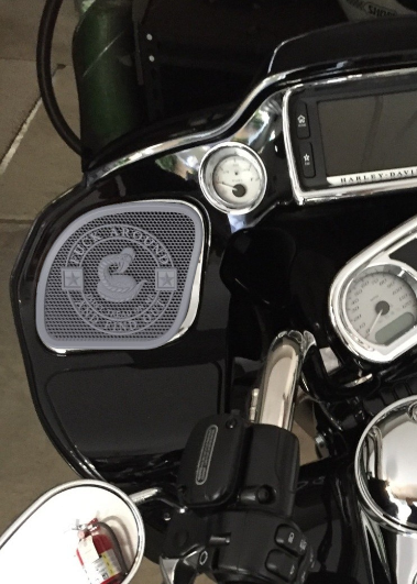 98-2024+ Road Glide inner 3D Don't Tread on me speakers grill covers set