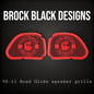 98-2024+ Road Glide inner 3D Don't Tread on me speakers grill covers set