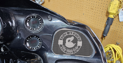 98-2024+ Road Glide inner 3D Don't Tread on me speakers grill covers set