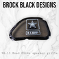 98-2024+ Road Glide 3D Army speakers grill covers set