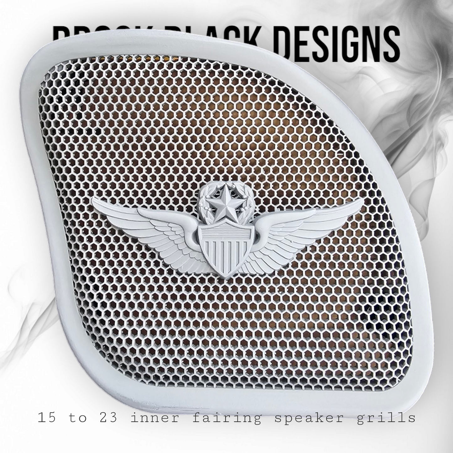 98-2024+ Road Glide 3D US Army Master chief wings seal speakers grill covers set