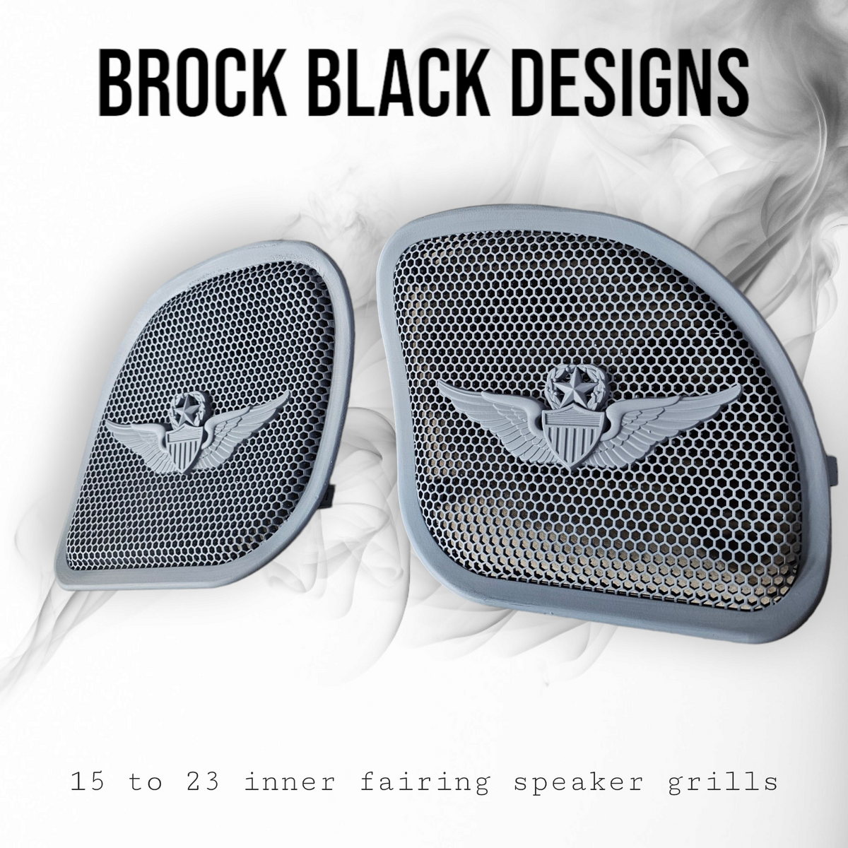 98-2024+ Road Glide 3D US Army Master chief wings seal speakers grill covers set
