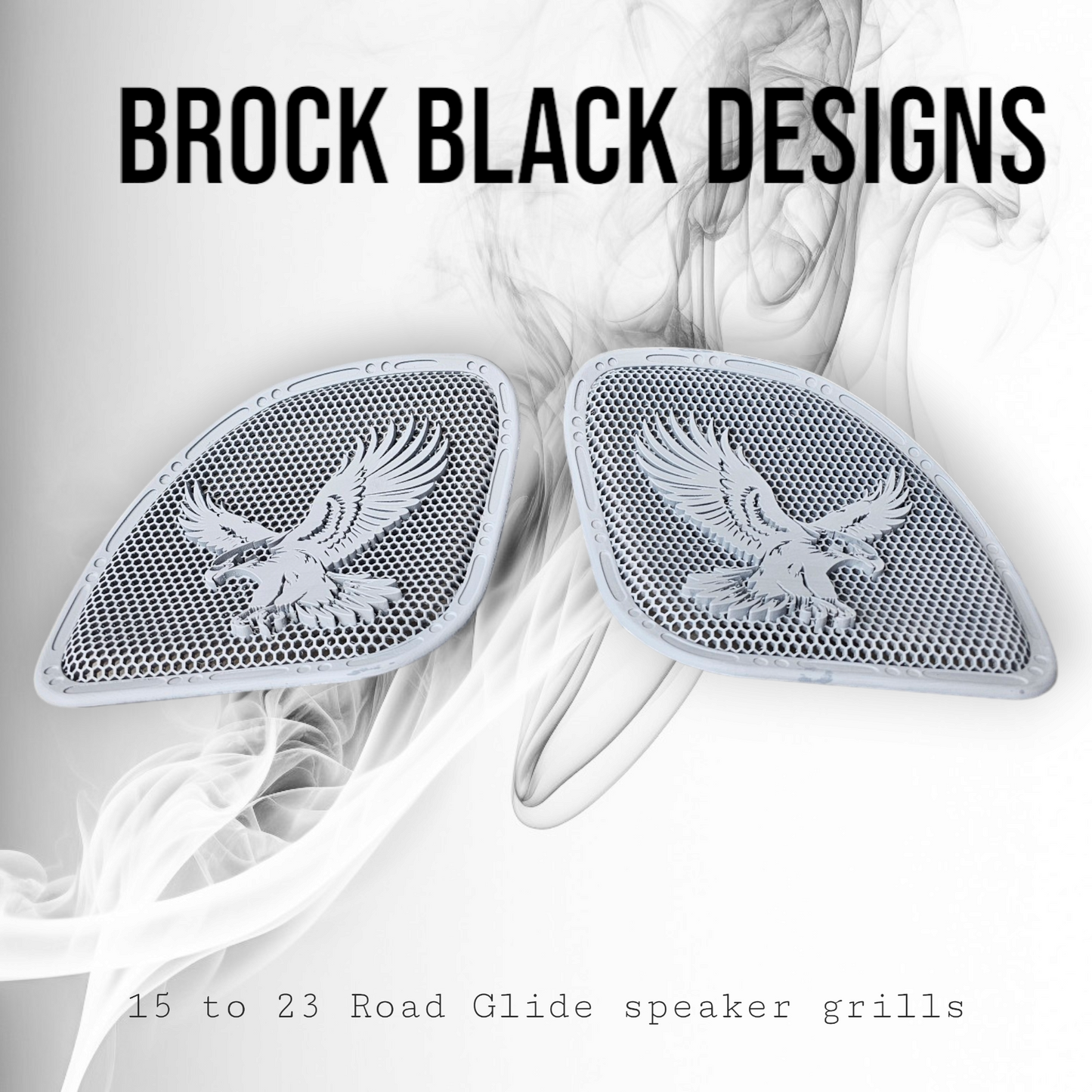 98-2024+ Road Glide 3D Eagle speakers grill covers set