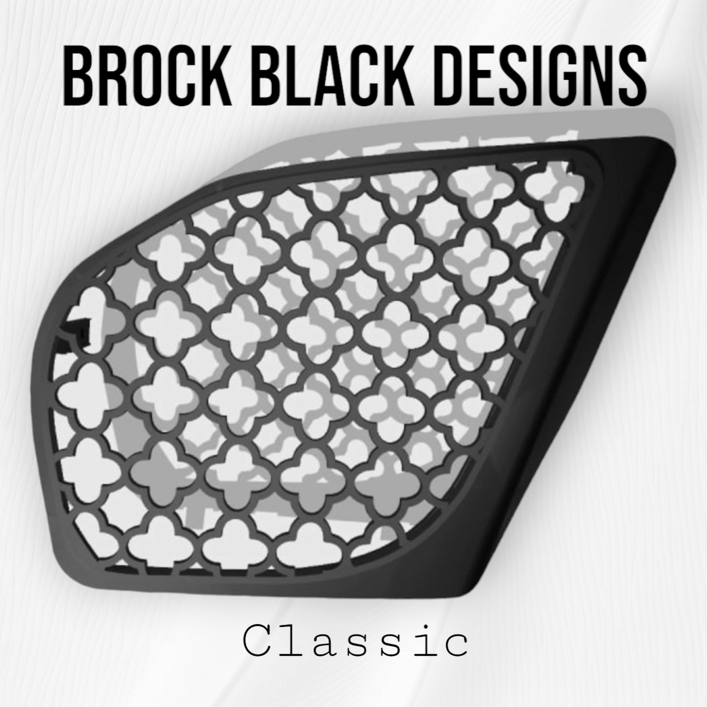 98 to 2024+ Road Glide 3D vampire speakers grill covers set