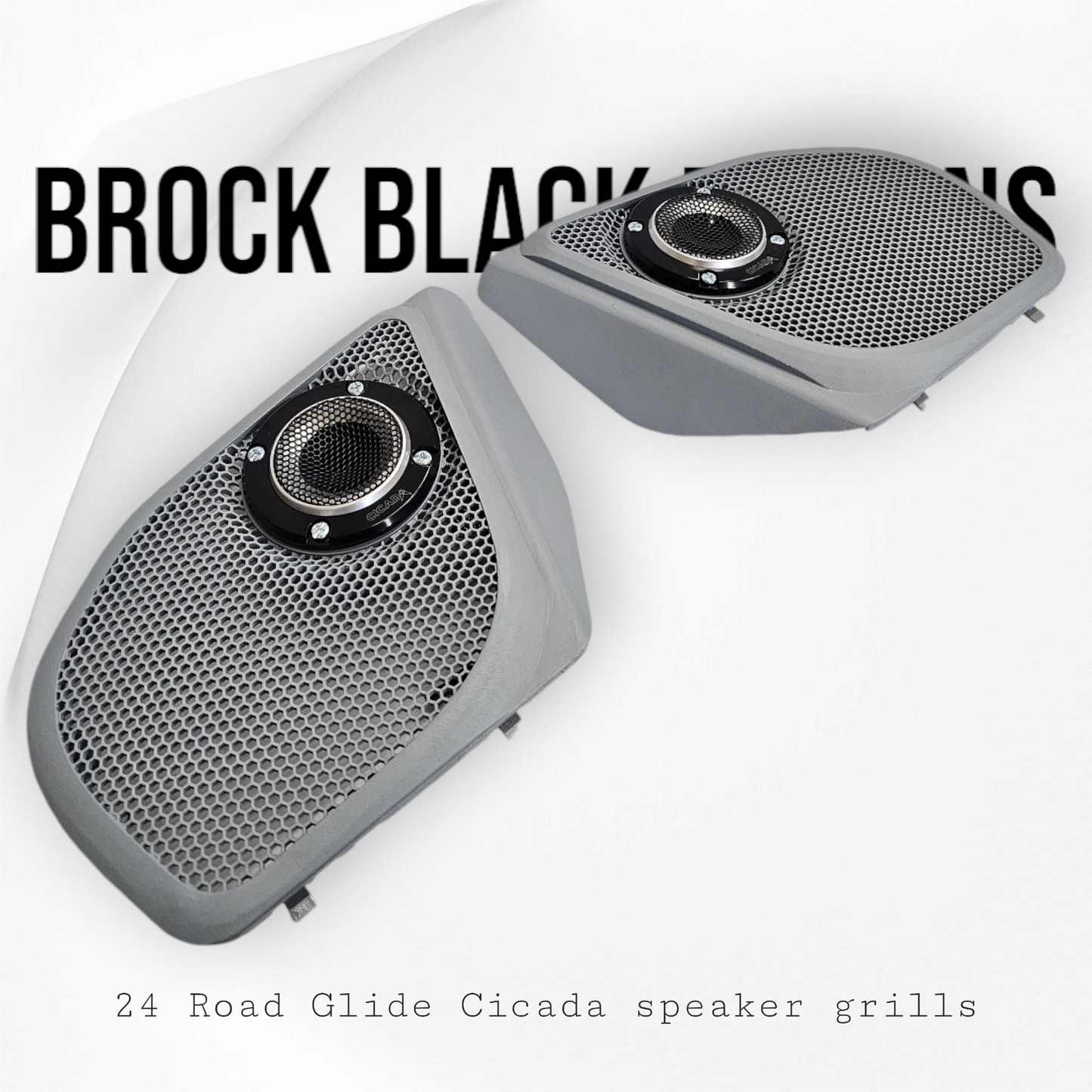 2024+ Road Glide with Diamond speakers grill covers set
