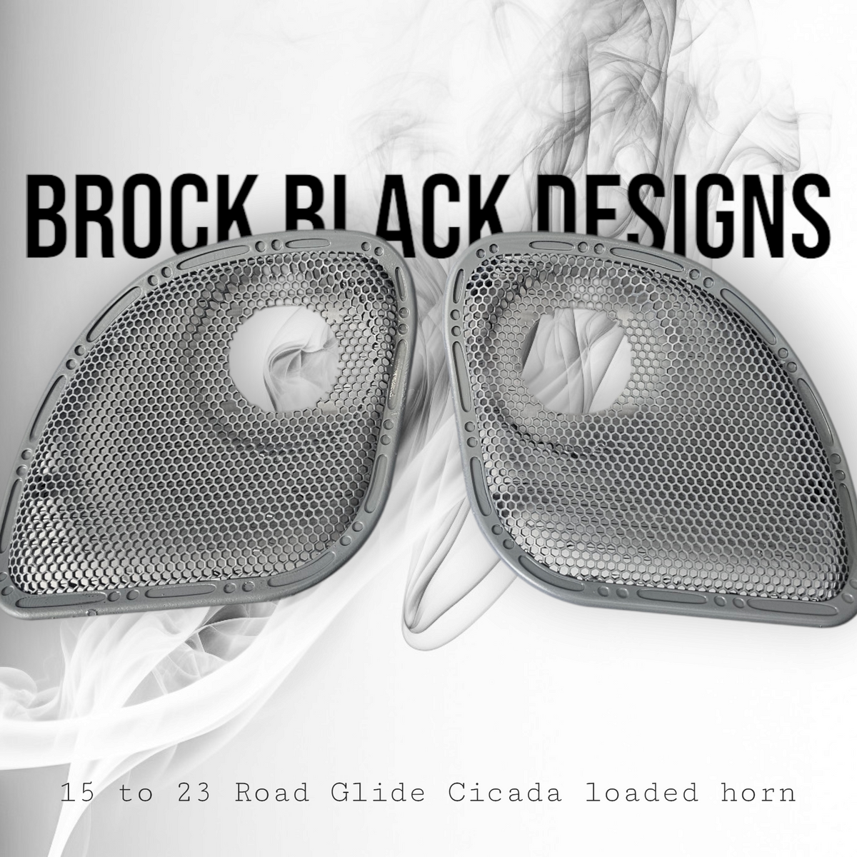 98 to 24+ Road Glide with Cicada speakers grill covers set
