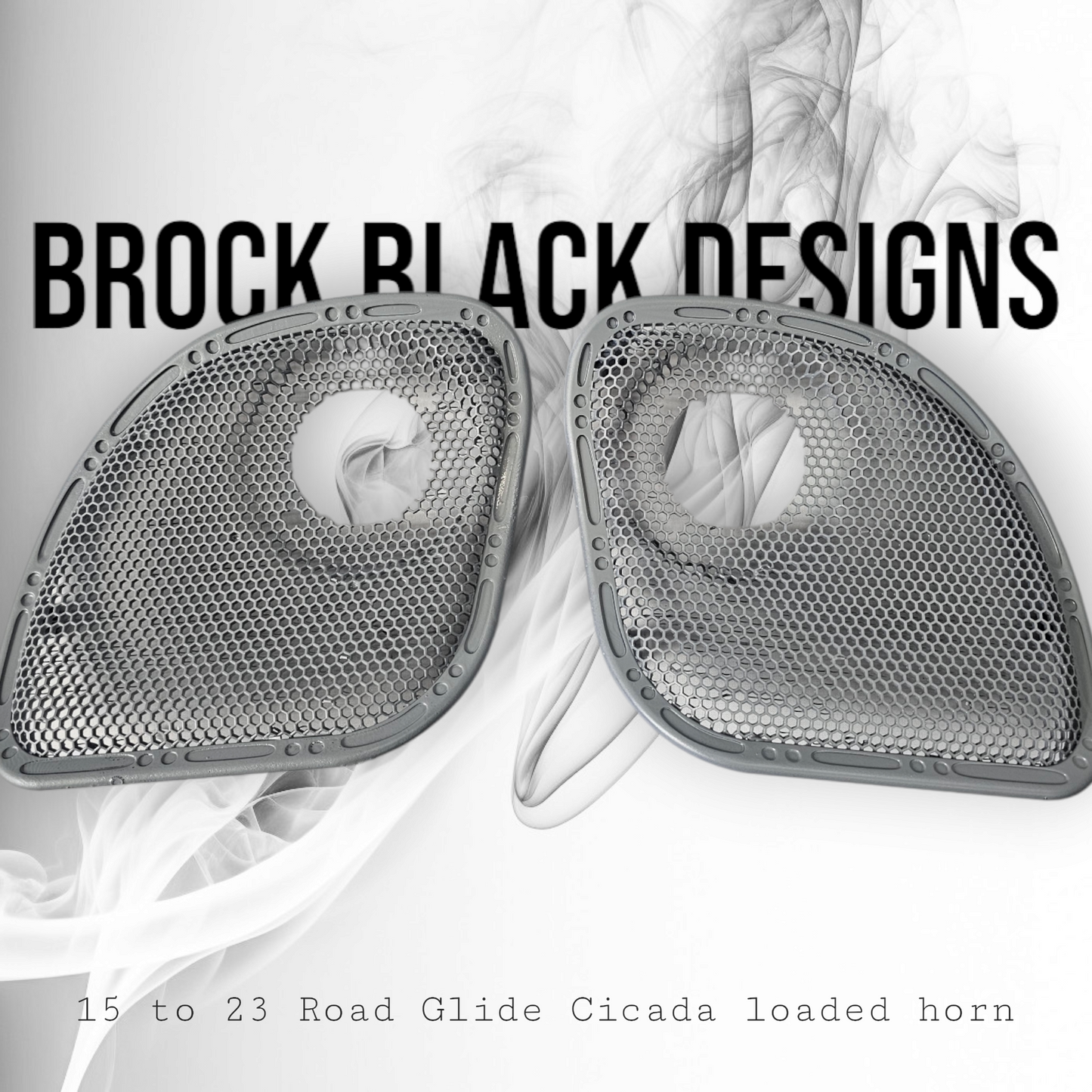 98 to 24+ Road Glide with Cicada speakers grill covers set