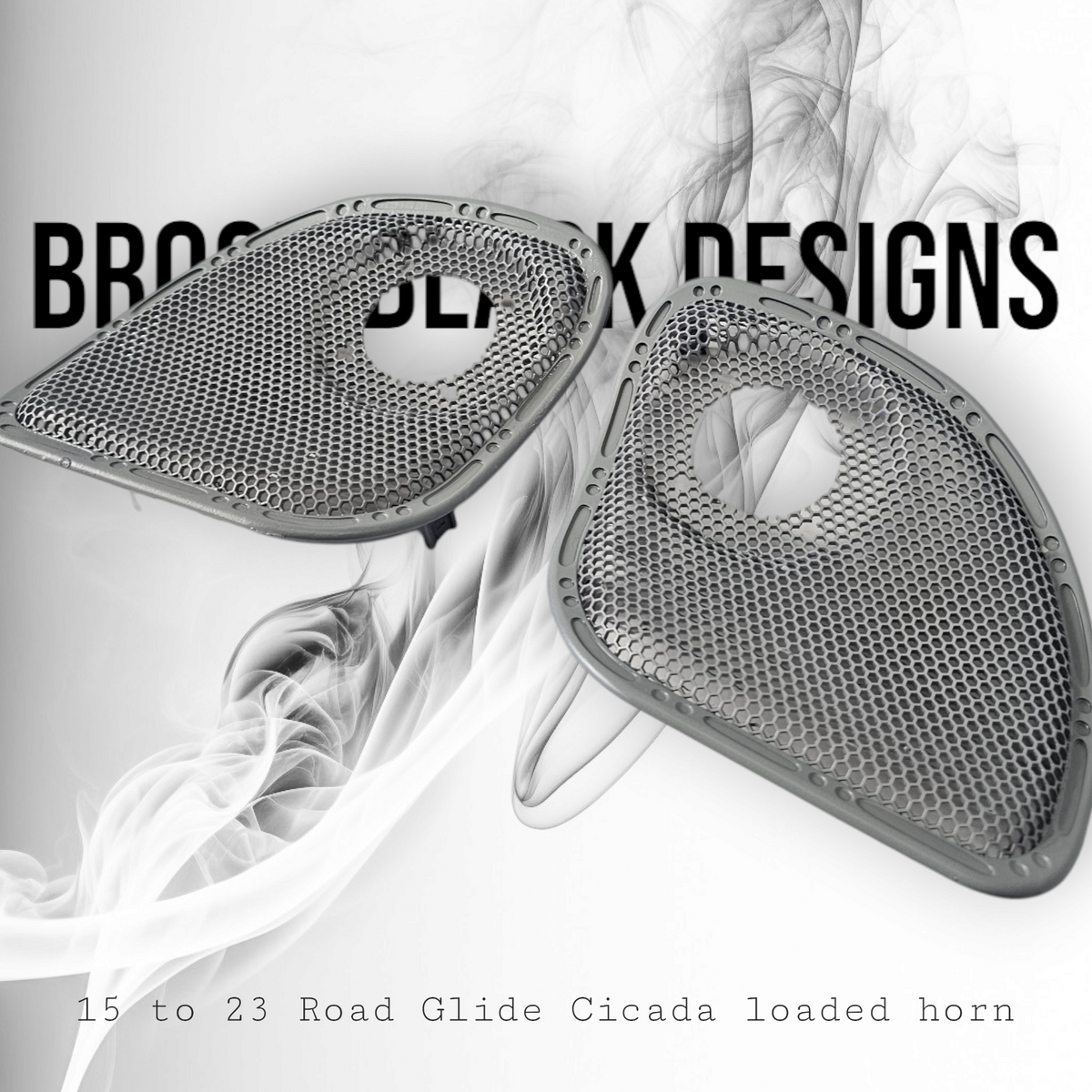 98 to 24+ Road Glide with Cicada speakers grill covers set