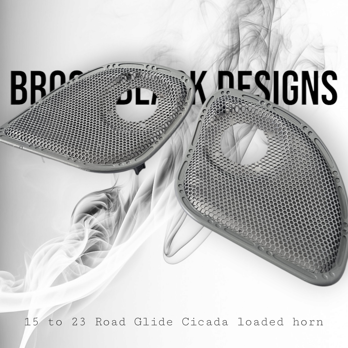 98 to 24+ Road Glide with Cicada speakers grill covers set