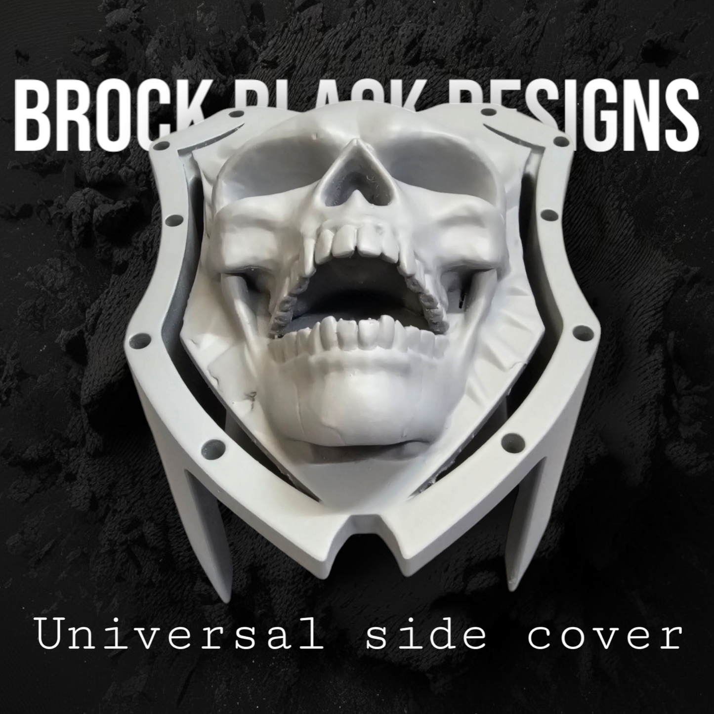 3D screaming skull Victory "cheese wedge" replacement cover