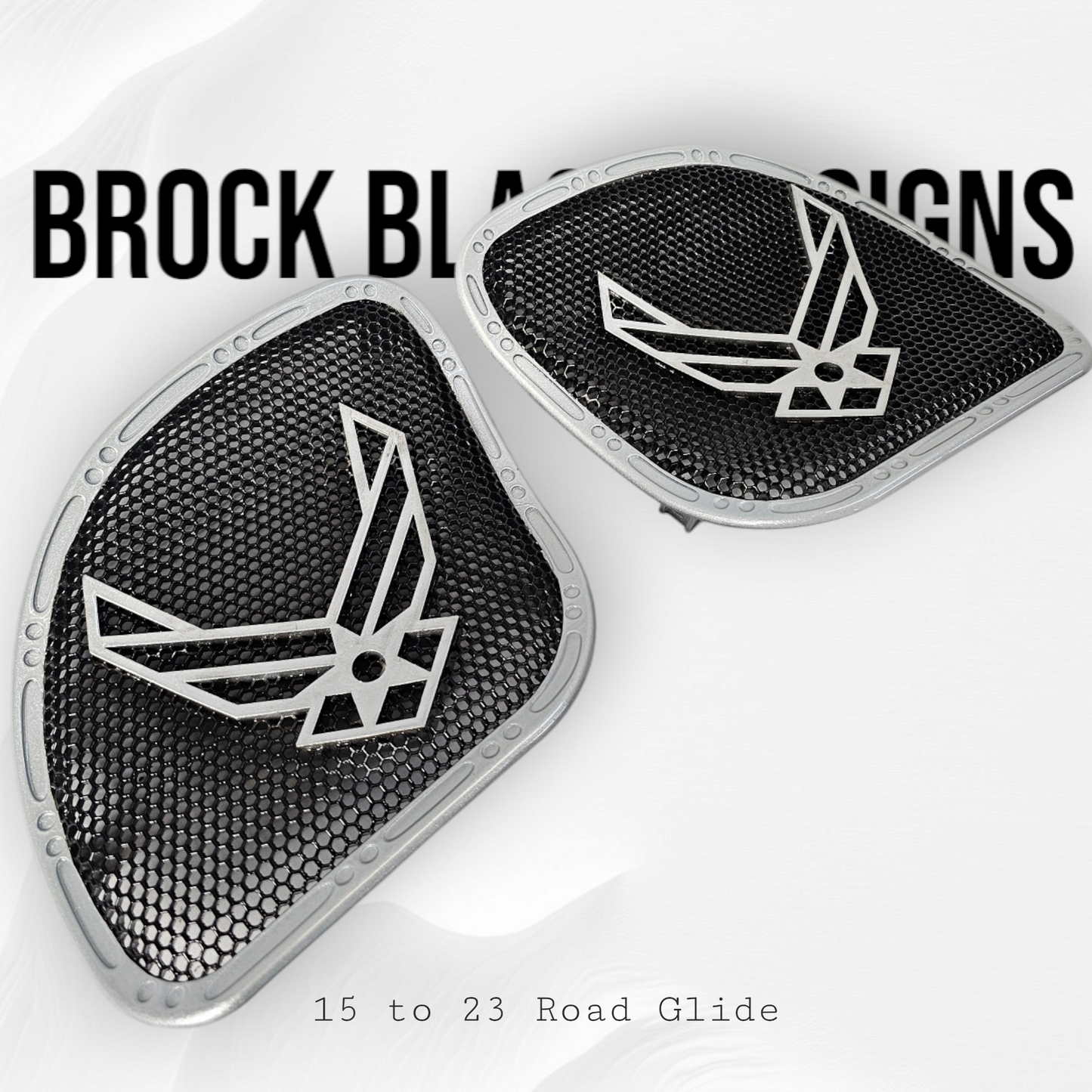 98-2024+ Road Glide 3D Air Force speakers grill covers set