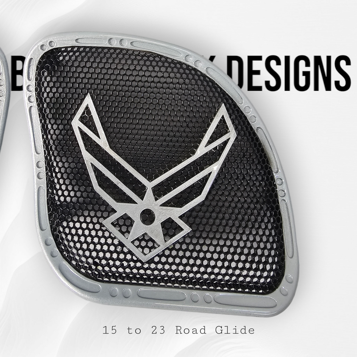 98-2024+ Road Glide 3D Air Force speakers grill covers set