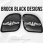 98-2025+ Road Glide 3D Navy Enlisted Submarine Dolphins speakers grill covers set