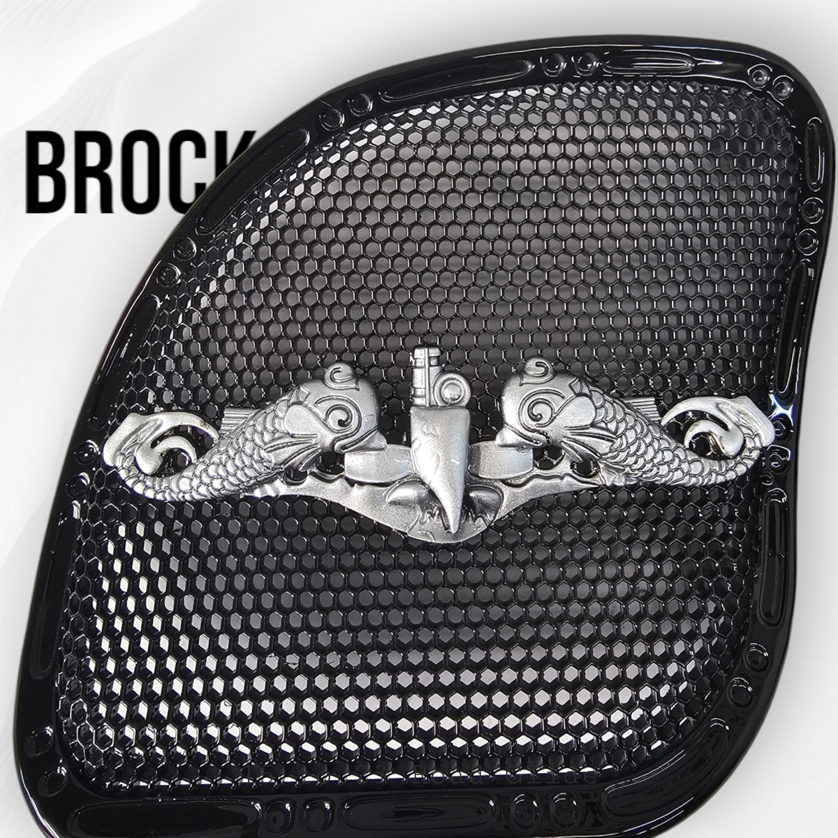 98-2025+ Road Glide 3D Navy Enlisted Submarine Dolphins speakers grill covers set