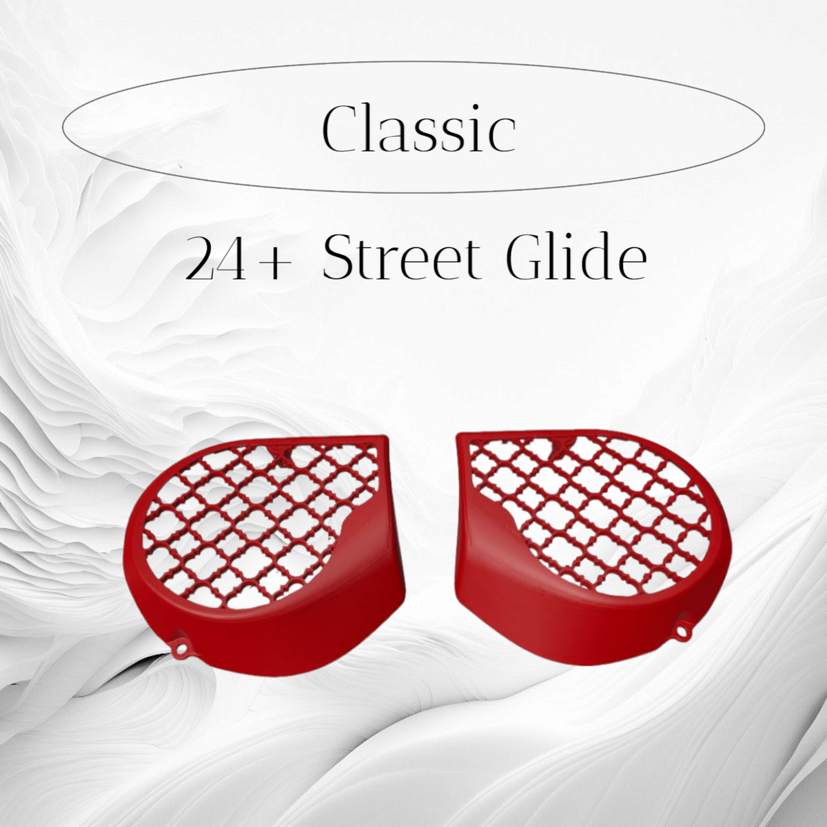 97-25+ Touring 3D brass knuckles speakers grill covers set