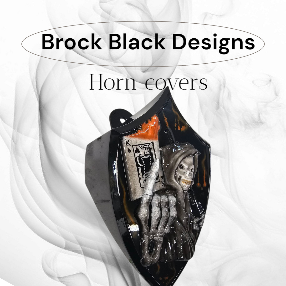 Harley horn 3D Grim reaper