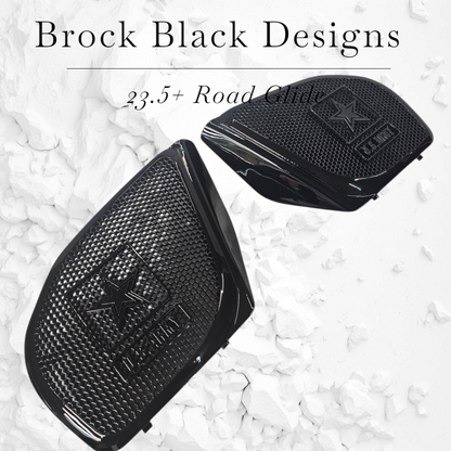 98-2024+ Road Glide 3D Army speakers grill covers set