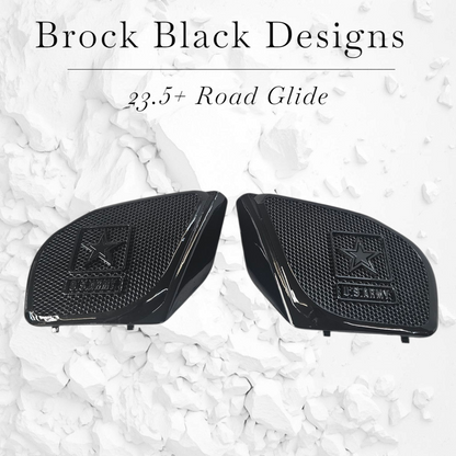 98-2024+ Road Glide 3D Army speakers grill covers set