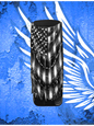 08+ Ultra/Electra glide touring console insert 3D draped American flag