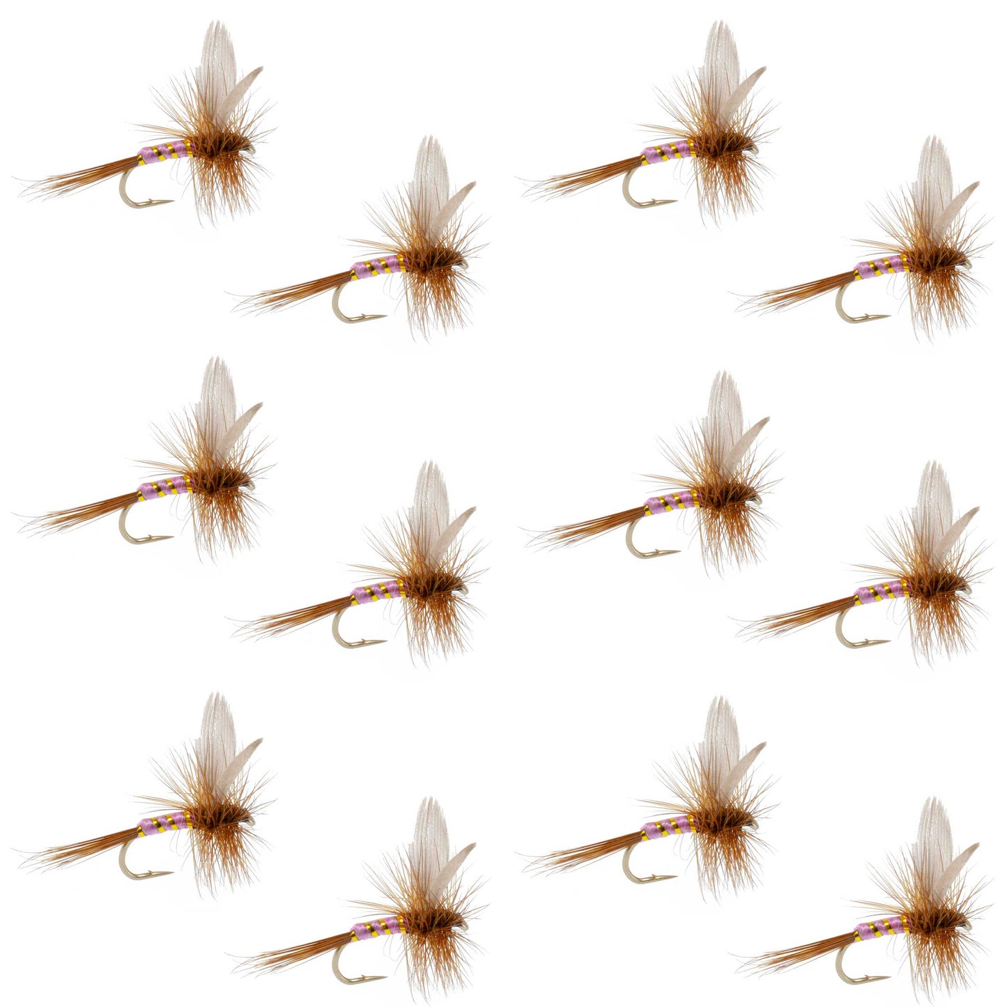 Pink Lady Classic Dry Fly - 12 Flies Size 14