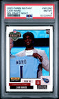 Graded 2025 Panini Instant Cam Ward #NFLDN1 NFL Draft Night Rookie RC Football Card PSA 8 Near Mint